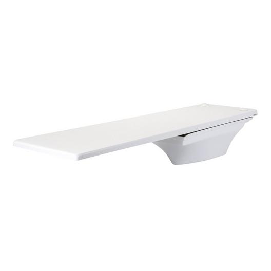 S.R Smith  10 Frontier III Diving Board with Flyte-Deck II Stand Radiant White