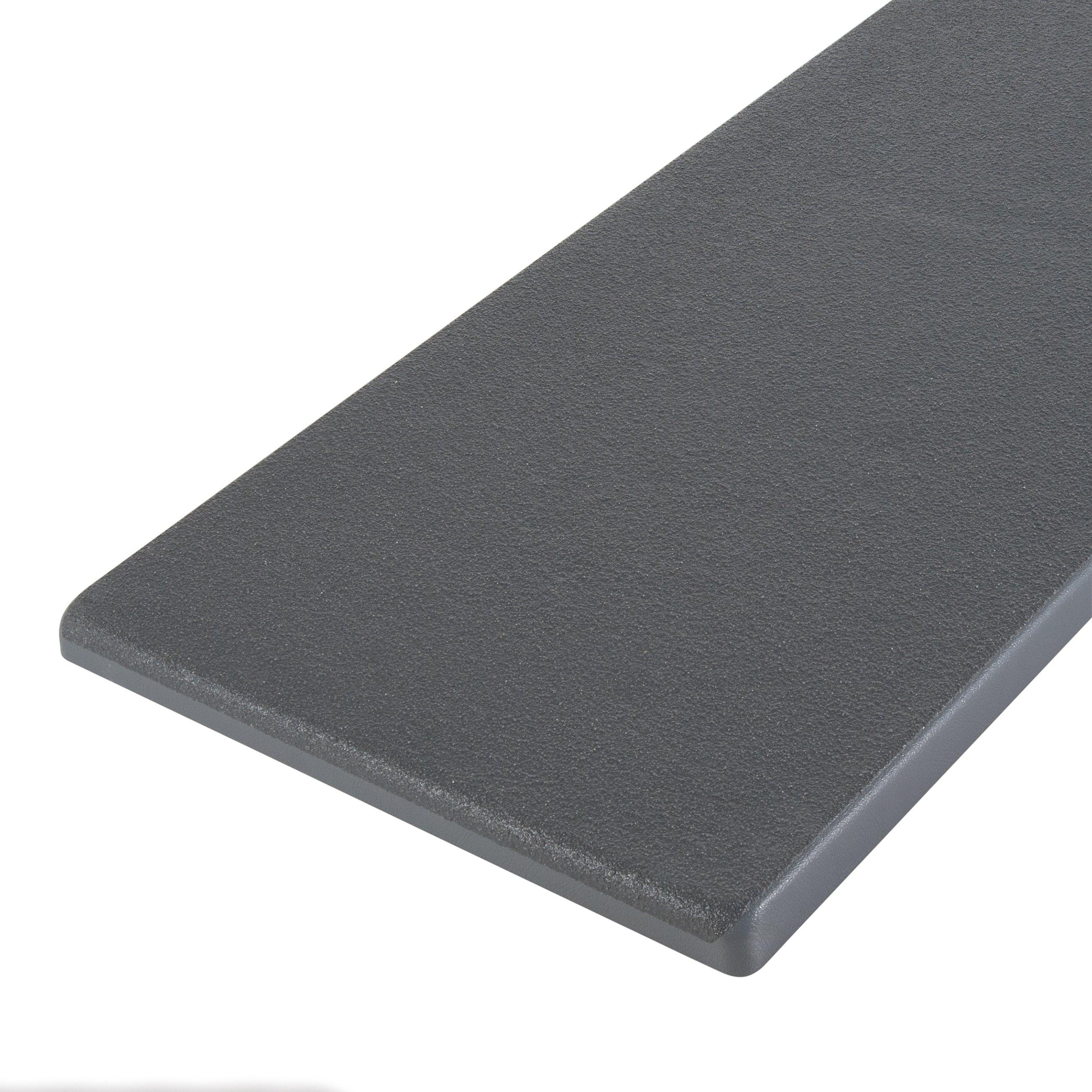 8' Frontier III Diving Board with Cantilever Stand, Pewter Gray/White