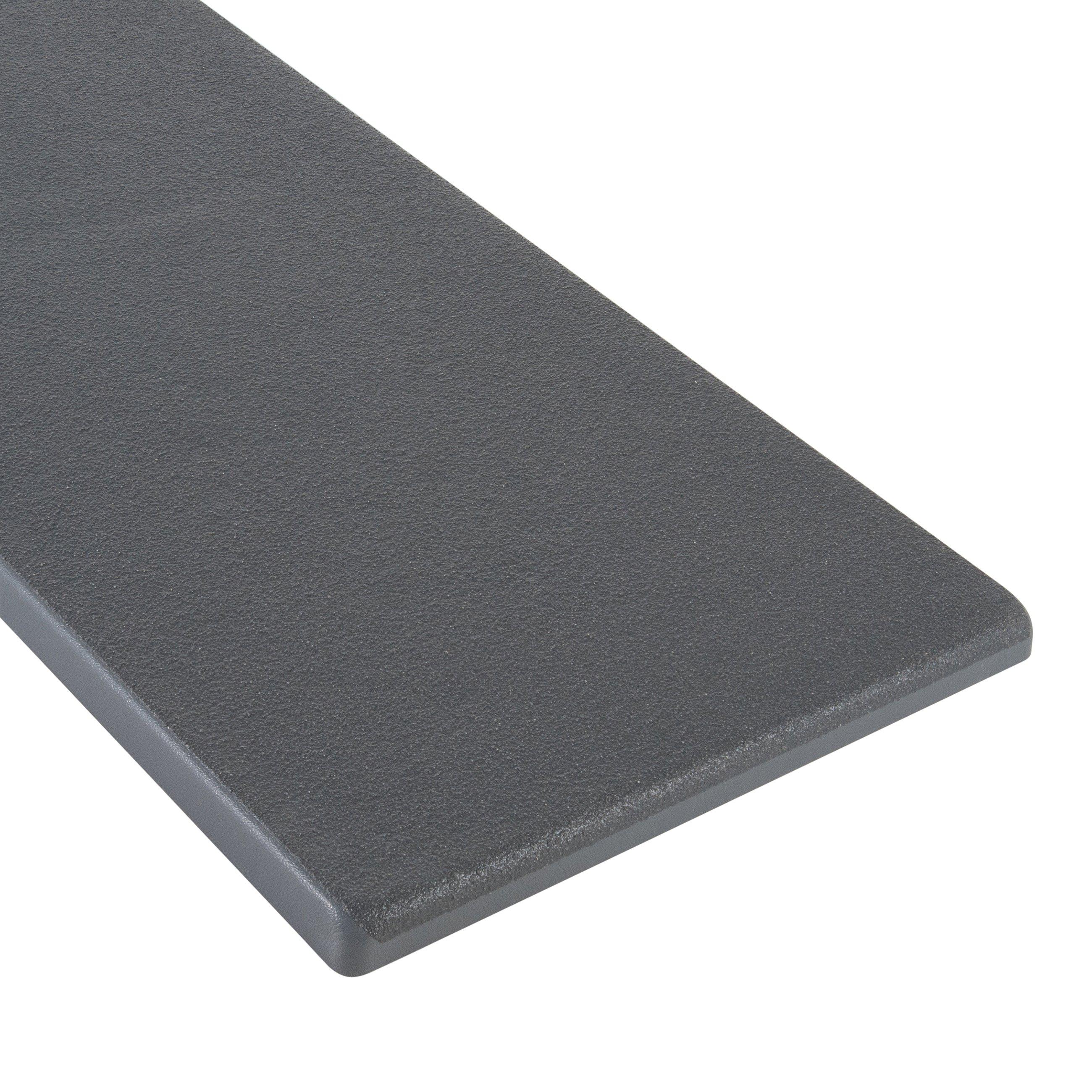 8' Frontier III Diving Board with Cantilever Stand, Pewter Gray/White