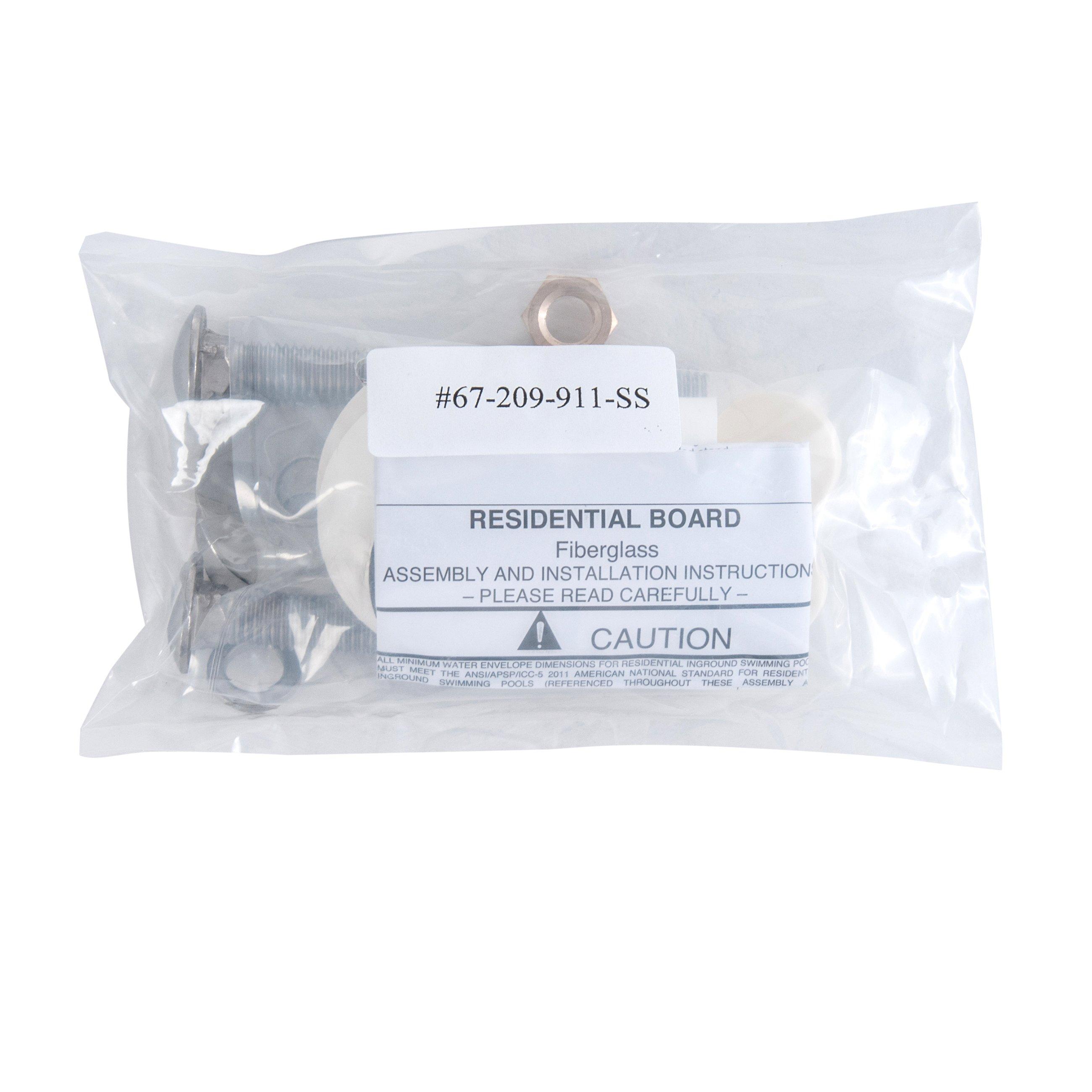 Fibre-Dive 6' Replacement Board, Taupe with Matching Tread