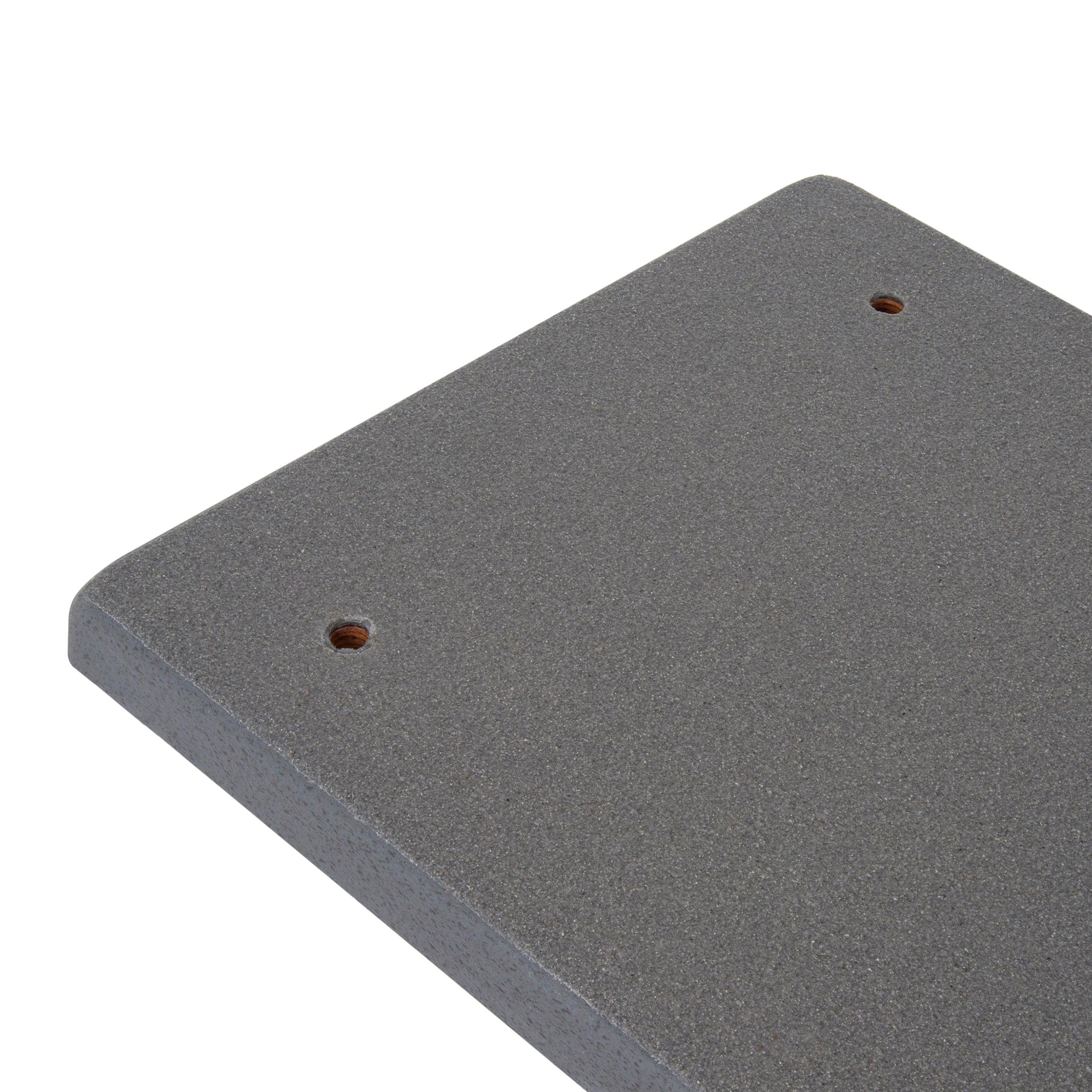 Frontier III 8' Replacement Board, Gray Granite with Clear Tread