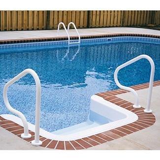 26in. Figure 4 Handrail Pair Powder Coated (.049in.) Rock Gray