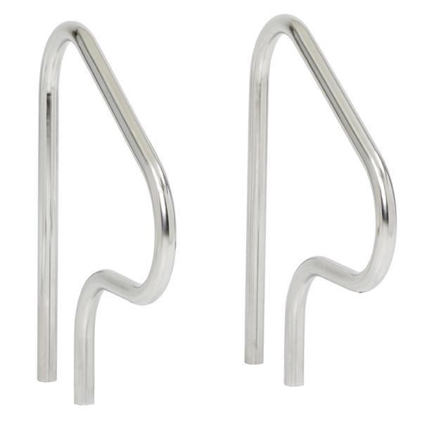 26in. Figure 4 Handrail Pair Powder Coated (.049in.) Rock Gray