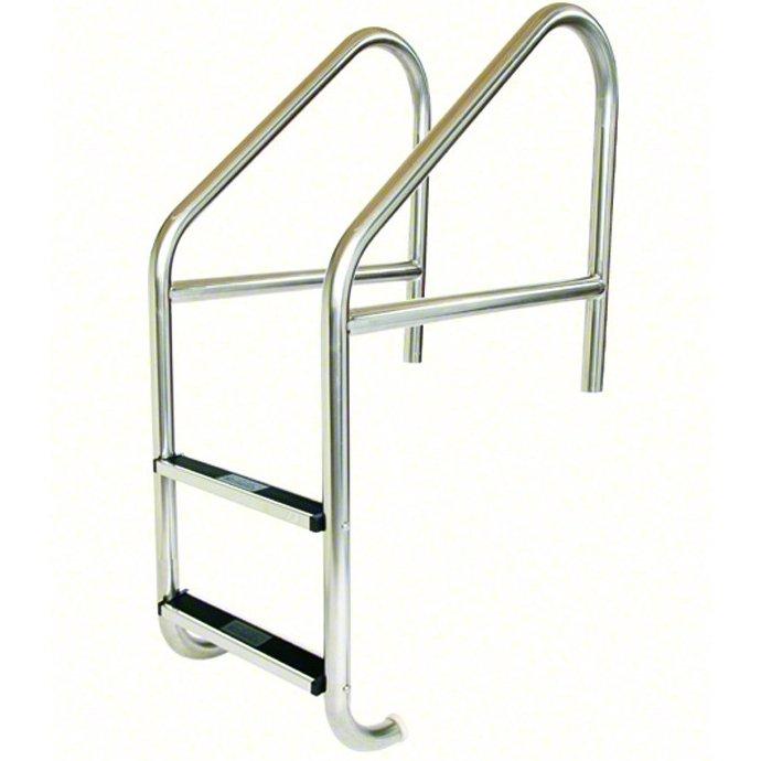 29in. Commercial 2-Step Ladder with Stainless Steel Treads (.109in ...