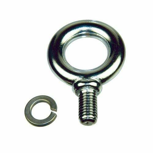 Eyebolt 1/2 Cp Brass With Lock Washer