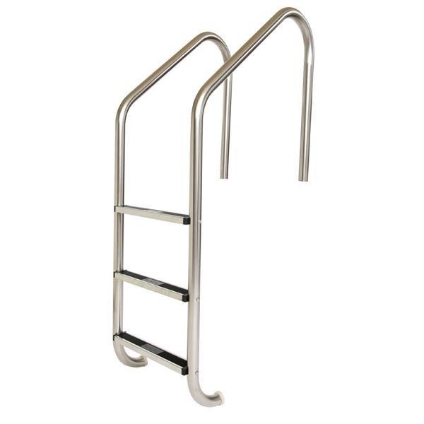 30in. Commercial 3-Step Pool Ladder with Stainless Steel Treads
