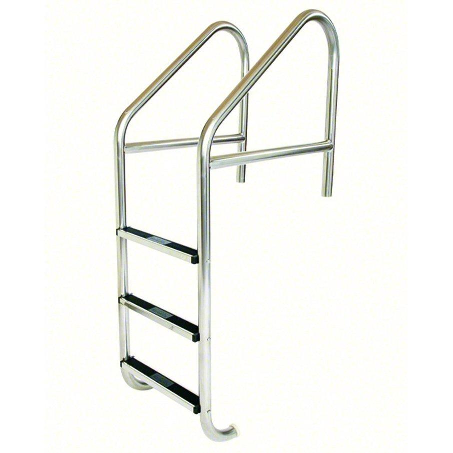 36in. Commercial 3-Step Ladder with Cross Brace Marine Grade