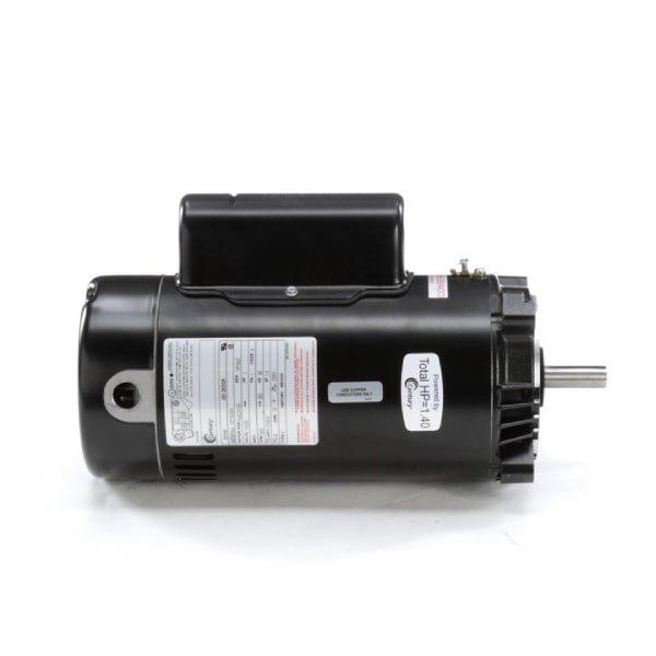 56C C-Face 1 HP Single Speed Full Rated Pool Filter Motor, 13.6/6.8A 115/230V