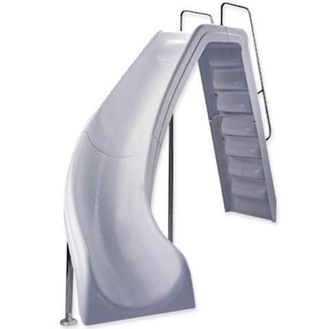 Wild Ride Left Turn Complete Pool Slide, Gray | In The Swim