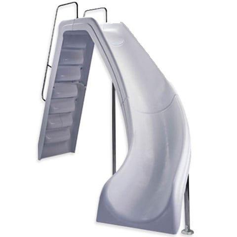 Wild Ride Right Turn Complete Pool Slide Gray