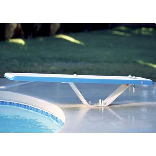 Inter-Fab  Duro-Spring 6 Diving Board Only with White Tread Blue