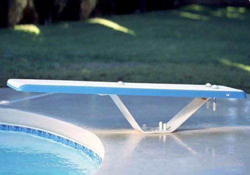 Inter-Fab  Duro-Spring 6 Diving Board Only with White Tread Blue