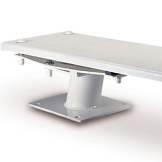 Inter-Fab  Techni-Spring Leaf Spring Assembly with Mounting Hardware for 6 Diving Board Light Gray