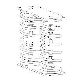 Inter-Fab  Baja Dual Coil Spring Only with Mounting Hardware White