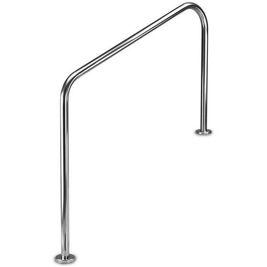 Inter-Fab  5 Deck to Stair Mounted 2-Bend Hand Rail (.049in. Wall Tubing