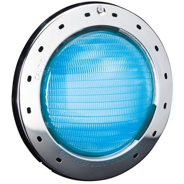 WaterColors Large LED 120V, 50W,30' Cord with Stainless Steel Face Ring Pool Light