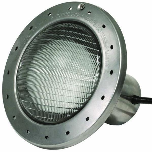 White 120V, 300W, 150' Cord with Stainless Steel Face Ring Pool Light