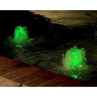 Color Light Streams Two Lighted Bubblers with 25' Fiber Run Each S.R. Smith