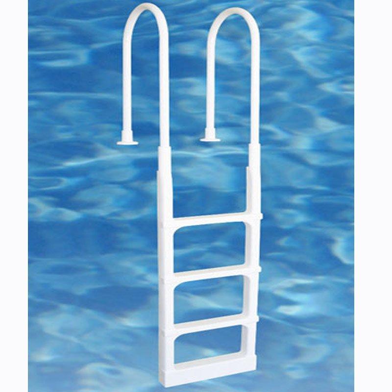 Pro Series Pool Deck Ladder, White