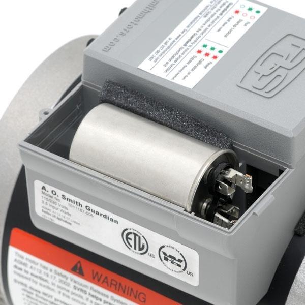 Guardian 56J C-Face 1-1/2 HP Single Speed SVRS Pool and Spa Motor, 18.6/9.3A 115/230V