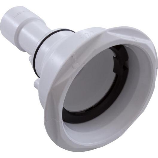 Waterway  Power Storm Gunite Wall Fitting with Retainer Ring Assembly White