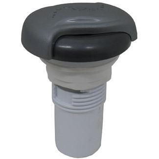 Air Control, Wave Handle, 1in. Slip, Graphite Gray/Silver