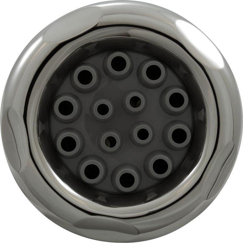 Typhoon Internal, 500, 5in. , Scalloped, 14 R'Ssage Pulsator, Classic Gray, Stainless