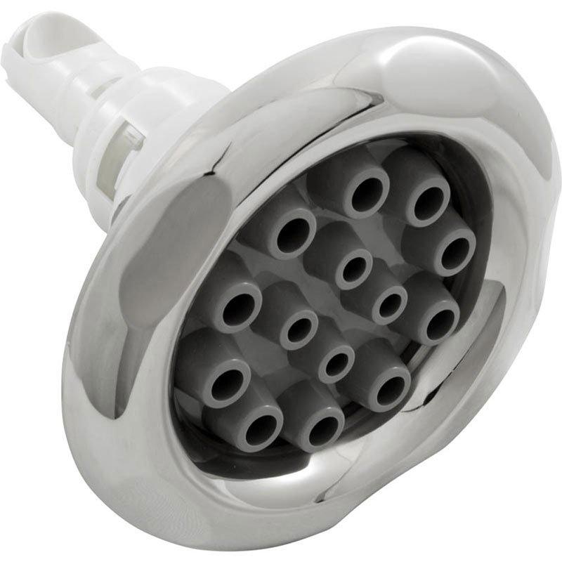 Typhoon Internal, 500, 5in. , Scalloped, 14 R'Ssage Pulsator, Classic Gray, Stainless