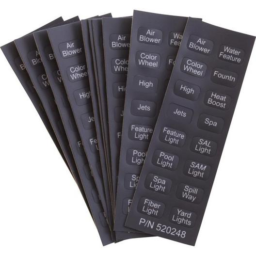 Pentair  Label Set for Wireless Remote (10)