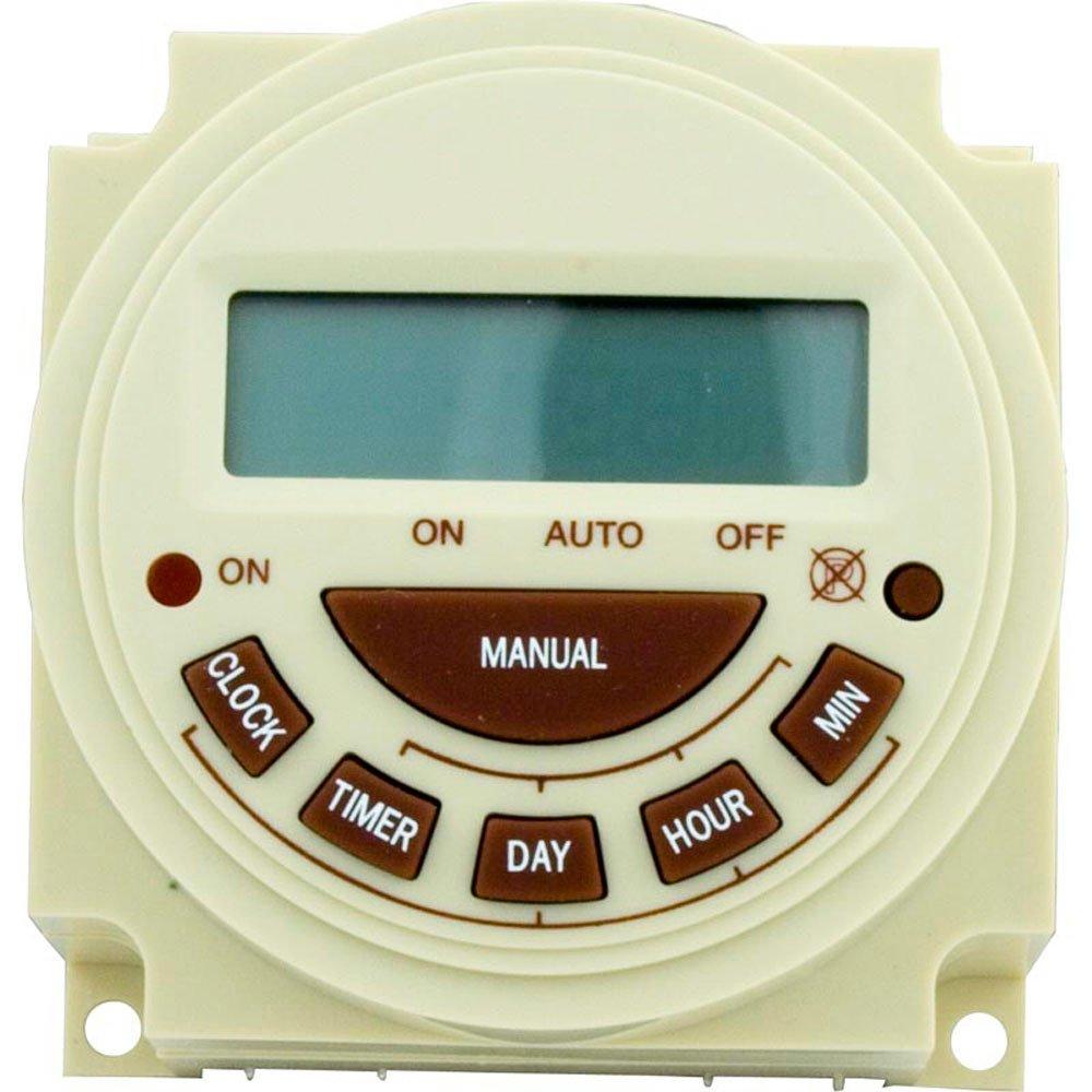 Timer, Intermatic,SPST, Panel Mount,230v,20A, 7day, Electric
