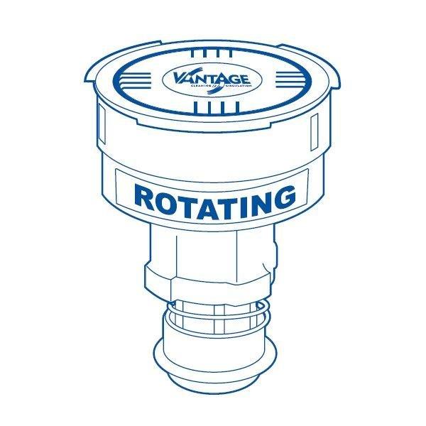 Vantage In-Floor Circulation and Cleaning System Rotating Nozzle, Gray