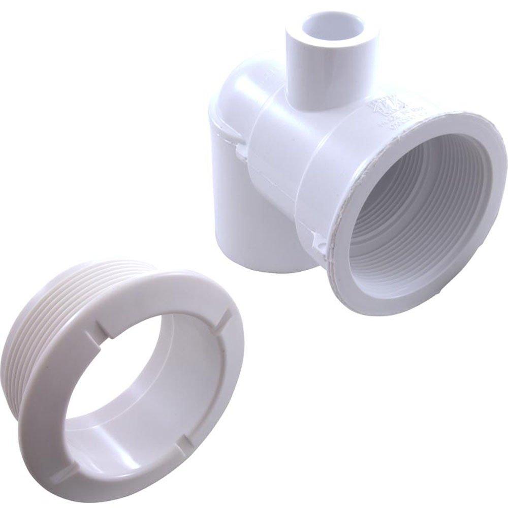 Waterway  Poly Gunite 1/2in Slip  1in Air Spigot x 1-1/2in Water Slip Ell Jet Body Assembly