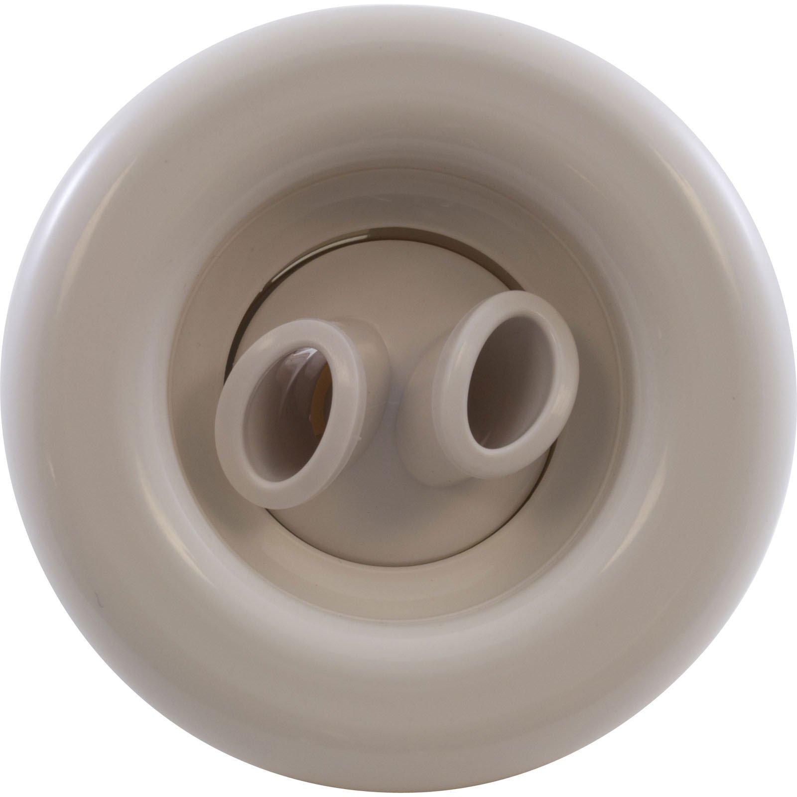 Poly Storm 3-3/8in. Standard Smooth Plastic Twin Roto Spa Jet