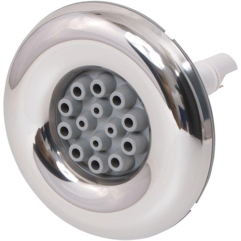 Poly Storm 4in. Smooth Large Face Five-Scallop Multi Massage Spa Jet