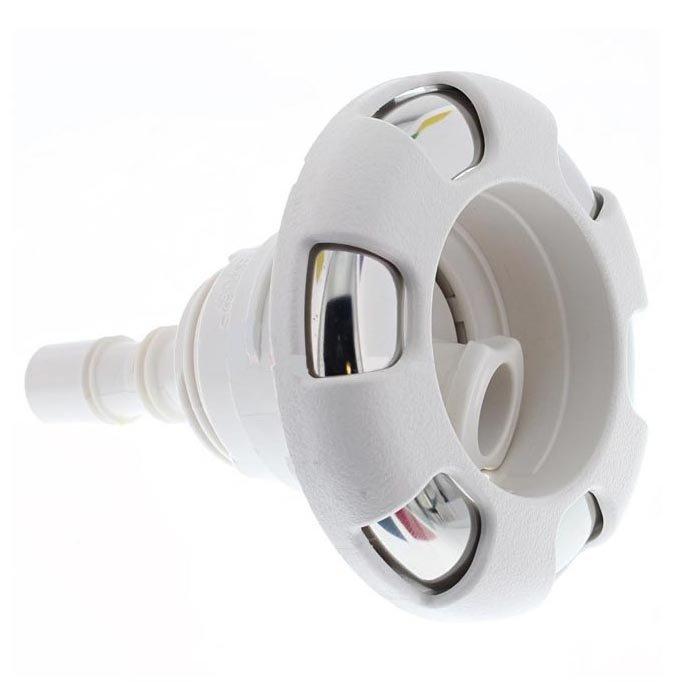 Poly Storm 3-5/8in. Plastic/Stainless Steel 6-Spoke Roto Spa Jet