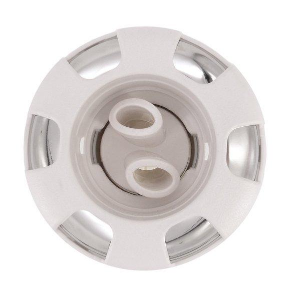 Poly Storm 3-5/8in. Plastic/Stainless Steel 6-Spoke Twin Roto Spa Jet ...