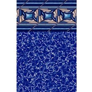 Swimline  Beaded 15 x 24 Oval Pacific Diamond 52 in Depth Above Ground Pool Liner 20 Mil