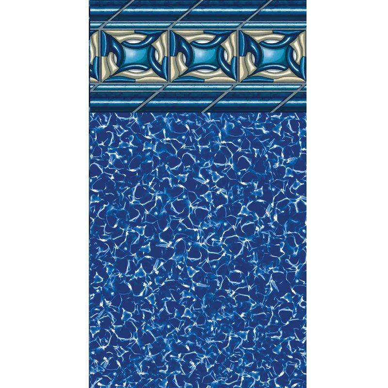 Swimline  Beaded 15 x 24 Oval Pacific Diamond 52 in Depth Above Ground Pool Liner 20 Mil