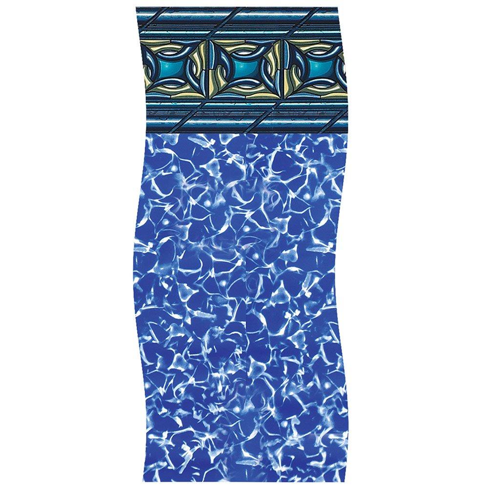 Beaded 18' x 33' Oval Pacific Diamond 52 in. Depth Above Ground Pool Liner, 20 Mil