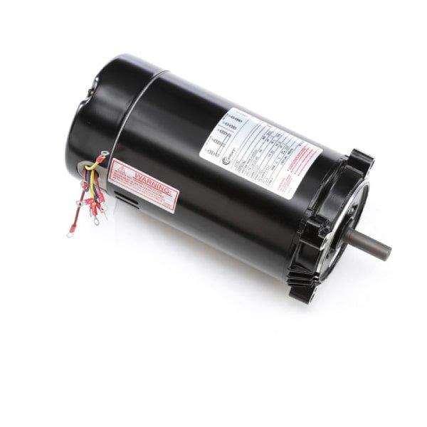 56C C-Face 1-1/2 HP Three Phase Pool and Spa Pump Motor, 6.8/3.4A 208-230/460V
