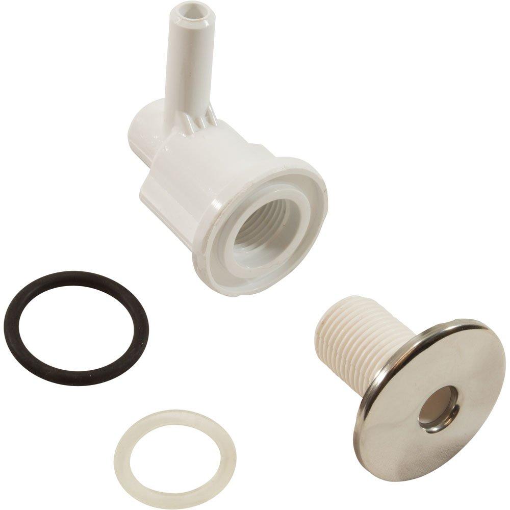 Ozone Air Injector 3/8in. Barbed Body SS Escutcheon