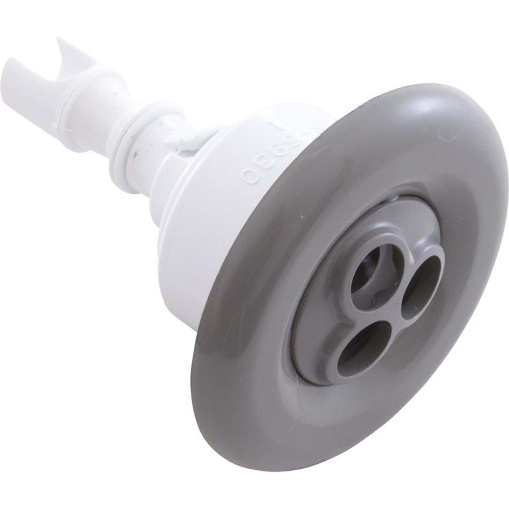 Mini-Storm Massage Snap-In Spa Jet Internals with Smooth Face Escutcheon, Gray