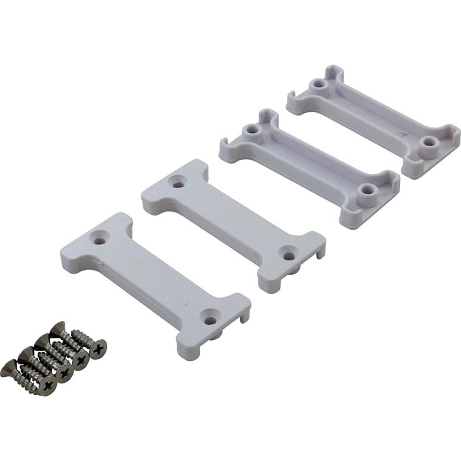 Aquastar  32in Channel Drain Flat Grate Anti-Entrapment Suction Outlet Cover with Frame White