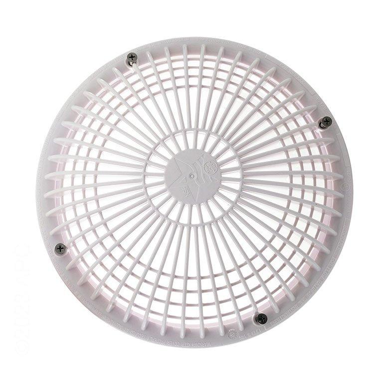 Aquastar  10 inch Anti-Entrapment Cover with Vented Riser Mud Frame White
