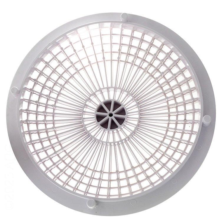 Aquastar  10 inch Anti-Entrapment Cover with Vented Riser Mud Frame White