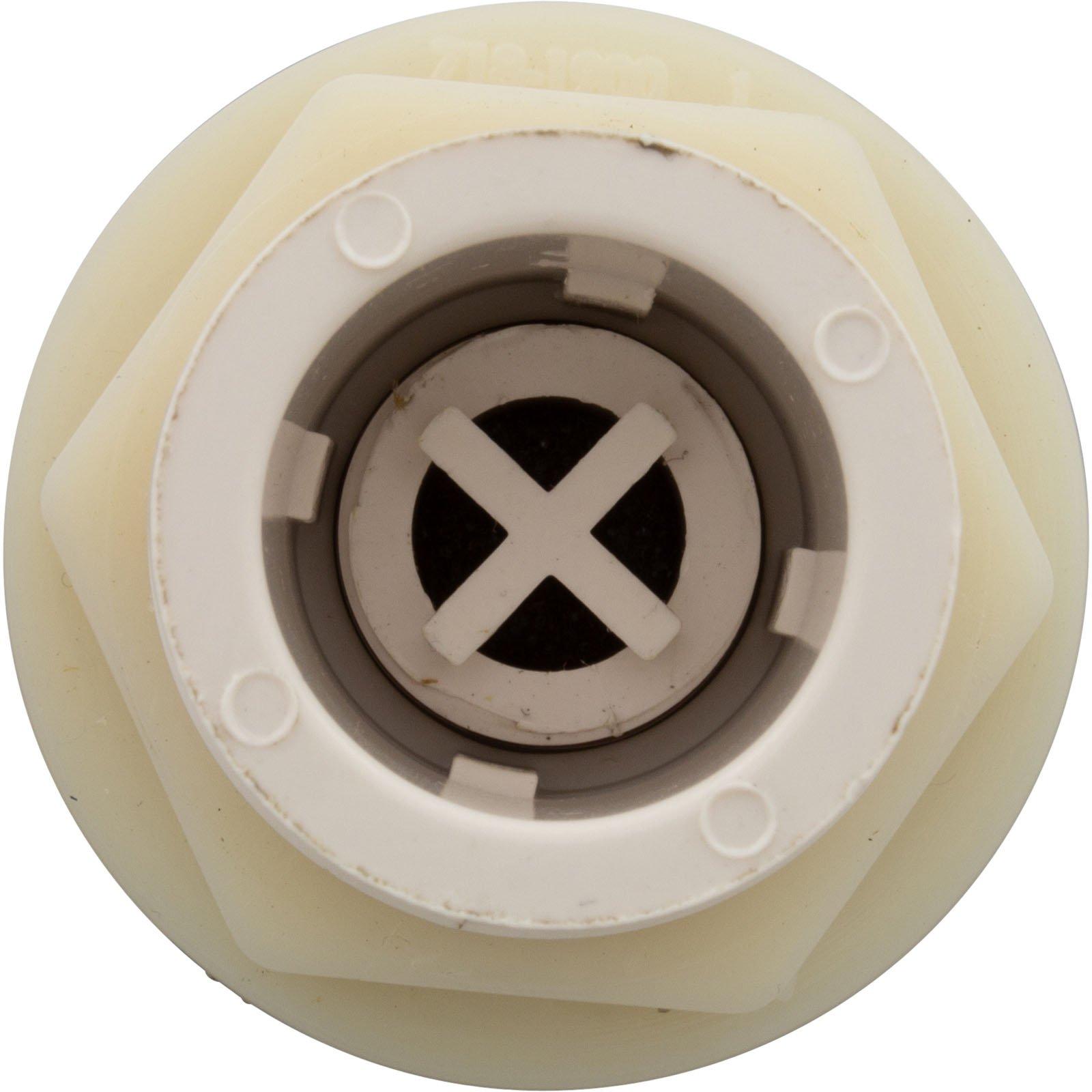 Waterway  1/2in Air Control with Straight Nut in.Ain Style White