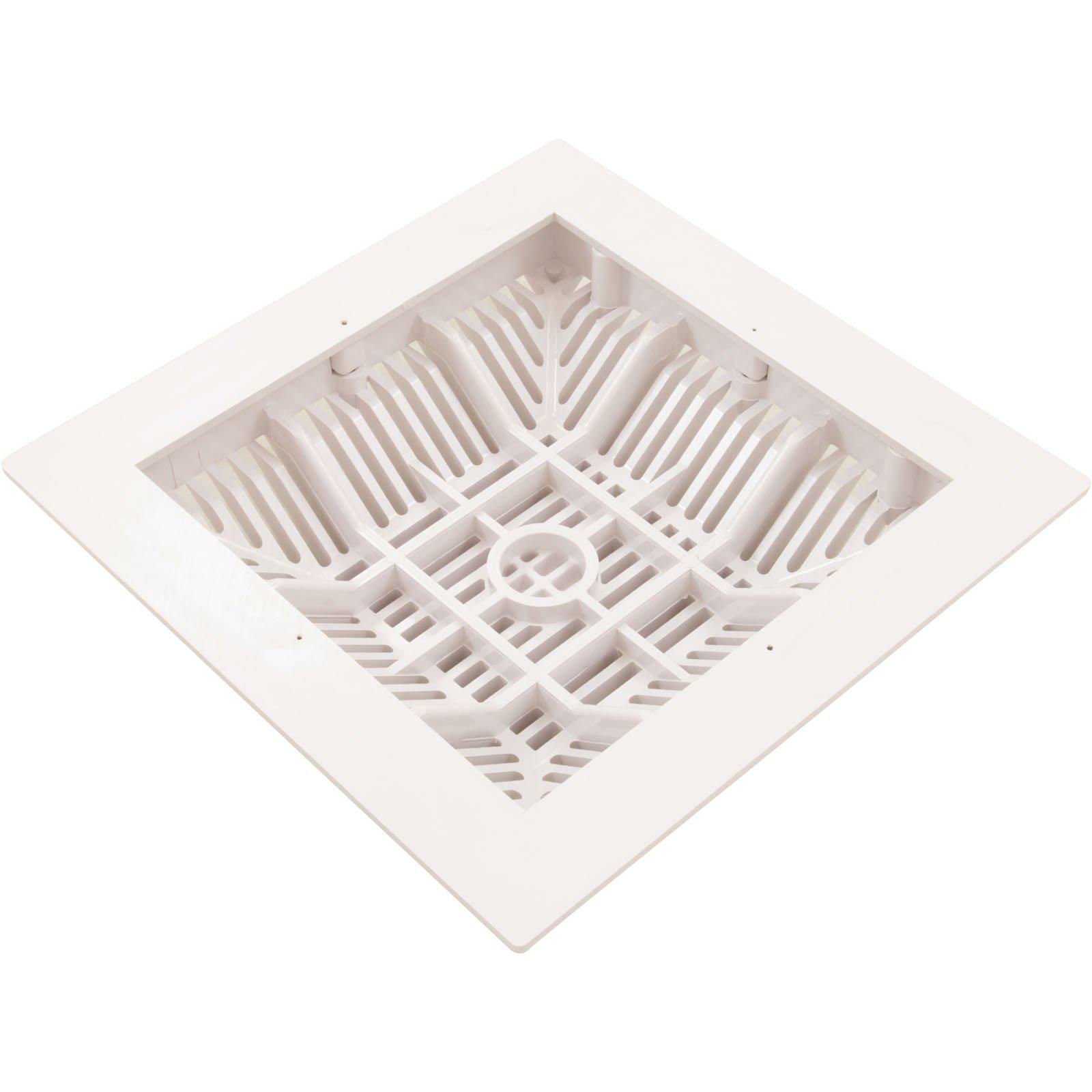 Waterway  9 x 9 Drain Cover Grate and Frame