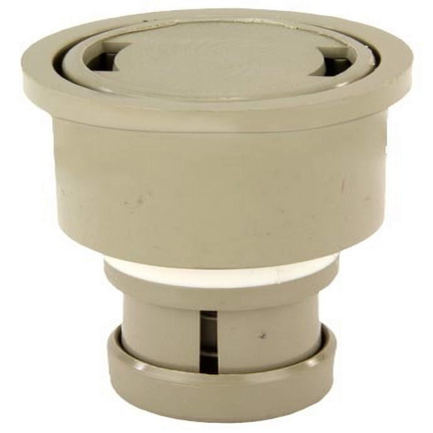 Jandy - Caretaker High Flow Cleaning Head with 2in. Collar and Cap, Pebble Gold