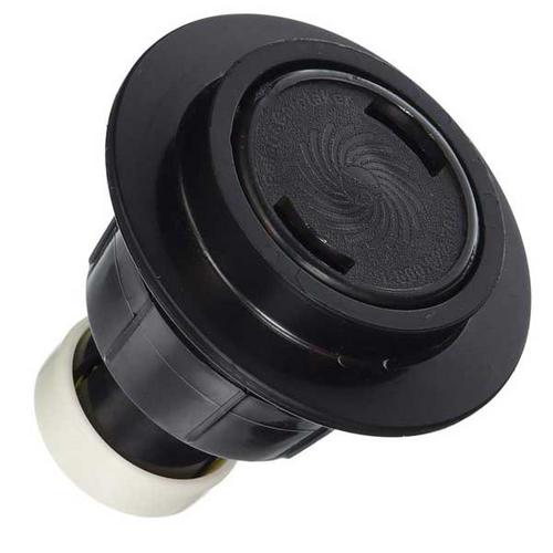 Jandy - Caretaker High Flow Cleaning Head with 2in. Collar and Cap, Jet Black