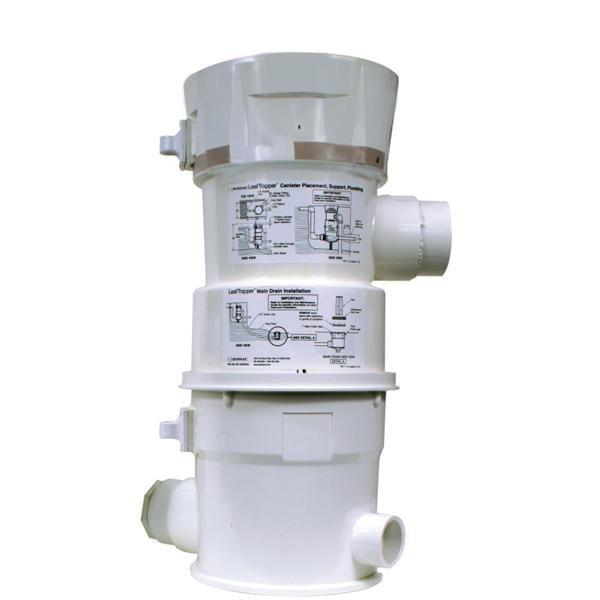 Jandy  Leaf-B-Gone Plumbing Kit with Venturi Nozzle Tan Deck Lid Floor Canister and Filter Bag